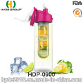 Bouteille d&#39;eau de citron de citron de la catégorie comestible 750ml, bouteille d&#39;eau de perfusion de fruit de BPA (HDP-0900)